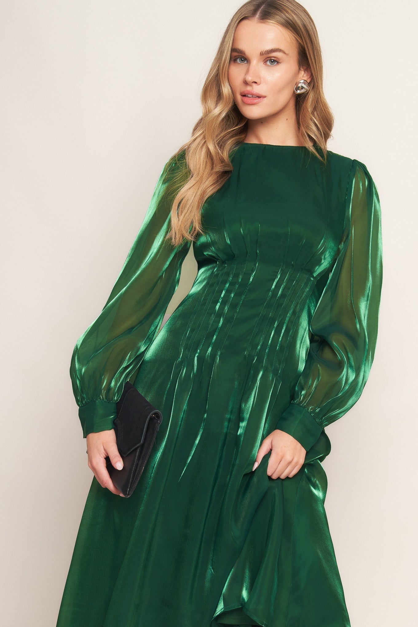VITAL MOMENT WOVEN MIDI DRESS Flying Tomato